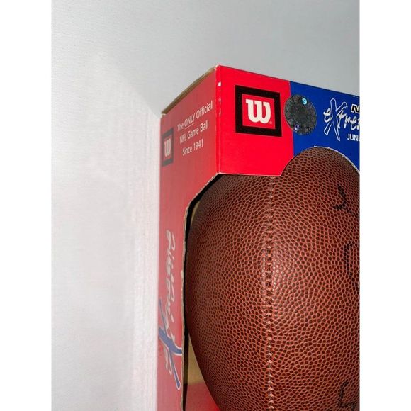AUTHENTIC SIGNED TEDY BRUSCHI FOOTBALL - Picture 3 of 7